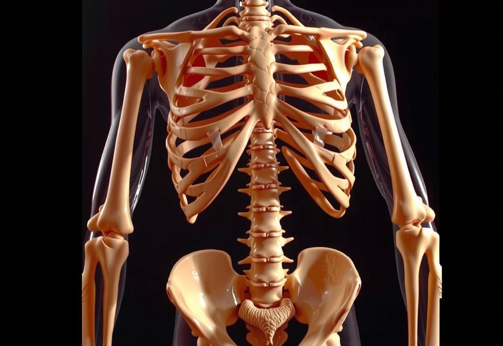 Kruche kości symbolizujące osteoporozę